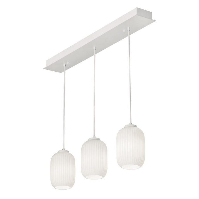 AFX Lighting - CALP05WHLNR3 - Three Light Pendant - Callie - White