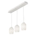 AFX Lighting - CALP05WHLNR3 - Three Light Pendant - Callie - White