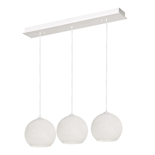 AFX Lighting - CLEP13WHLNR3 - Three Light Pendant - Cleo - White