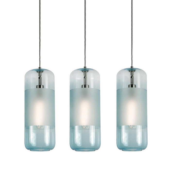 AFX Lighting - HRP06MBSNAQLNR3 - Three Light Pendant - Hermosa - Satin Nickel