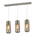 AFX Lighting - HRP06MBSNBRLNR3 - Three Light Pendant - Hermosa - Satin Nickel