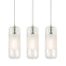 AFX Lighting - HRP06MBSNCLLNR3 - Three Light Pendant - Hermosa - Satin Nickel