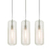 AFX Lighting - HRP06MBSNCSLNR3 - Three Light Pendant - Hermosa - Satin Nickel