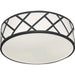 AFX Lighting - HVNF21LAJUDBK - LED Flush Mount - Haven - Black