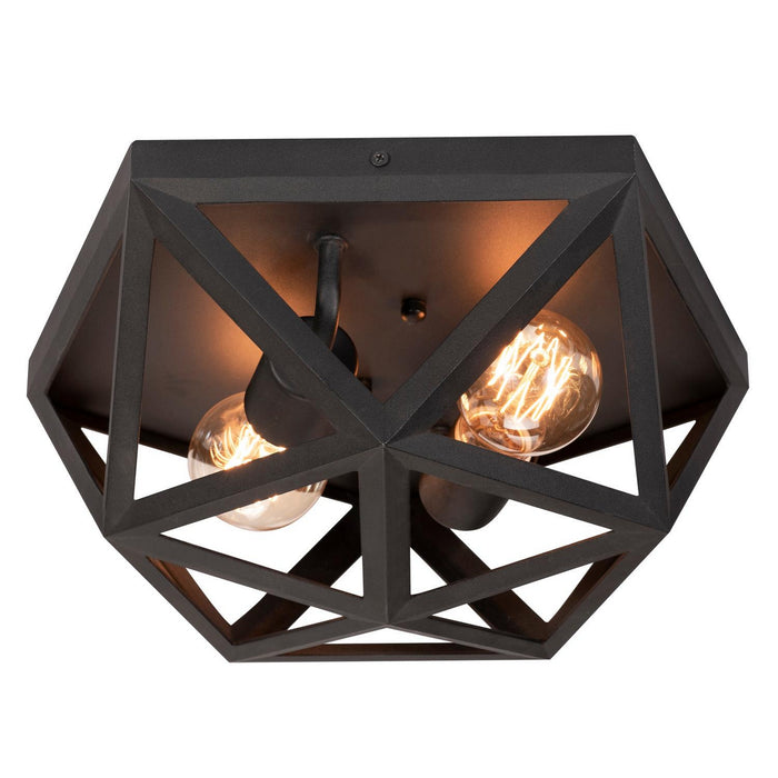 AFX Lighting - KAIF13MBBK - Two Light Flush Mount - Kai - Black