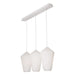 AFX Lighting - LOLP11WHLNR3 - Three Light Pendant - Lola - White