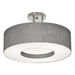 AFX Lighting - MCF1214LAJUD-GYSF - LED Semi-Flush Mount - Montclair - Satin Nickel