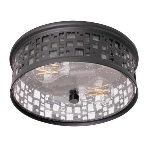 AFX Lighting - RSCF11MBBK - Two Light Flush Mount - Roscoe - Black