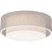 AFX Lighting - SAF2332LAJUD-JT - LED Flush Mount - Sanibel - Jute