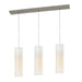 AFX Lighting - SSP04MBSNWHLNR3 - Three Light Pendant - Soho - Satin Nickel