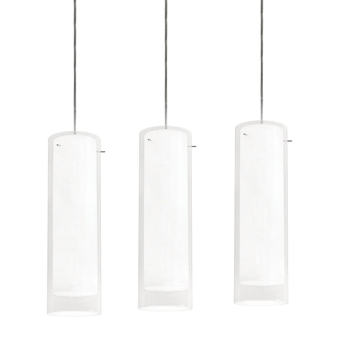 AFX Lighting - VIP05MBSNWHLNR3 - Three Light Pendant - View - Satin Nickel