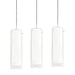 AFX Lighting - VIP05MBSNWHLNR3 - Three Light Pendant - View - Satin Nickel