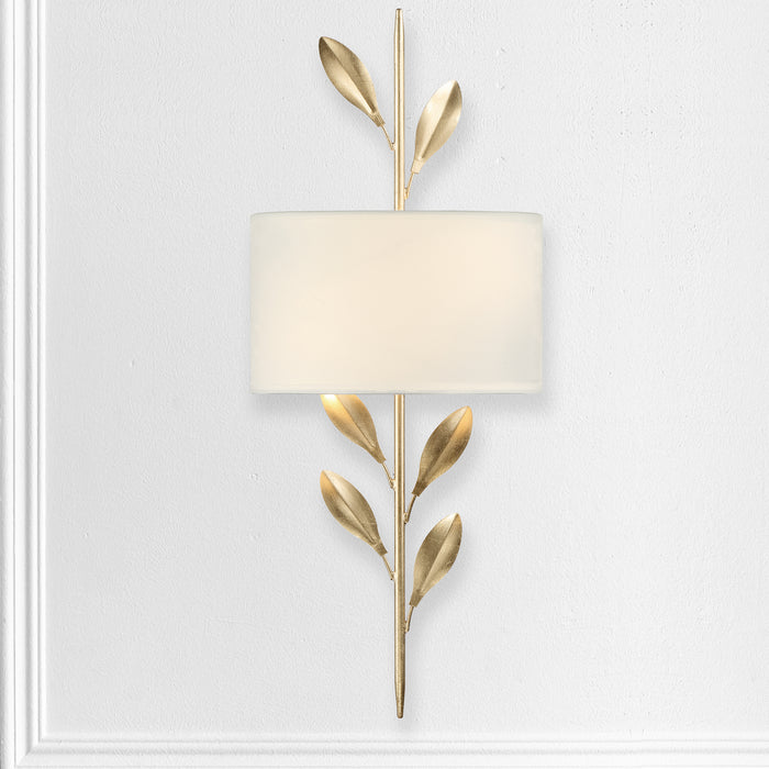 Crystorama - 501-GA - Two Light Wall Sconce - Broche - Antique Gold