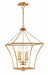 Crystorama - 516-GA - Four Light Mini Chandelier - Broche - Antique Gold