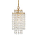 Crystorama - GAB-B7301-GA - One Light Chandelier - Gabrielle - Antique Gold