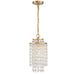 Crystorama - GAB-B7301-GA - One Light Chandelier - Gabrielle - Antique Gold