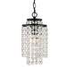 Crystorama - GAB-B7301-MK - One Light Chandelier - Gabrielle - Matte Black