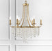 Crystorama - GAB-B7306-GA - Six Light Chandelier - Gabrielle - Antique Gold