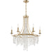 Crystorama - GAB-B7306-GA - Six Light Chandelier - Gabrielle - Antique Gold