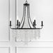 Crystorama - GAB-B7306-MK - Six Light Chandelier - Gabrielle - Matte Black