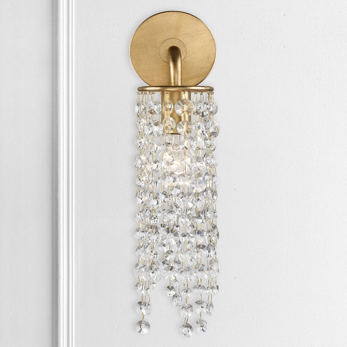 Crystorama - GAB-B7311-GA - One Light Wall Sconce - Gabrielle - Antique Gold