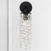 Crystorama - GAB-B7311-MK - One Light Wall Sconce - Gabrielle - Matte Black