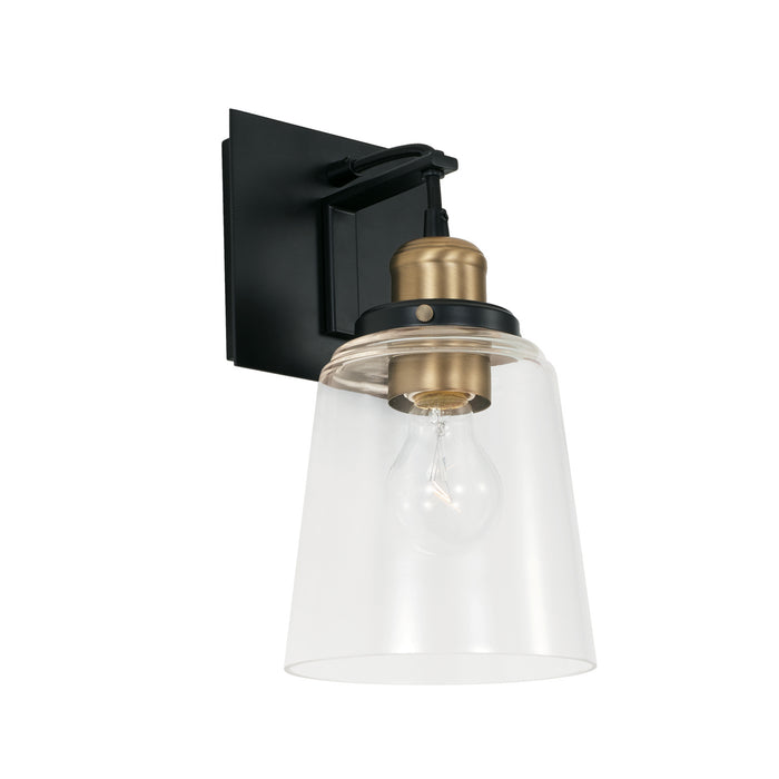 Capital Lighting - 3711AB-135 - One Light Wall Sconce - Fallon - Aged Brass and Black