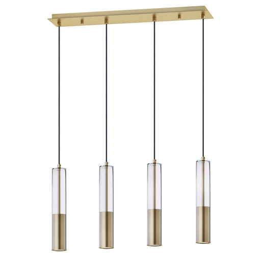 ET2 - E11004-24SBR - LED Linear Pendant - Torch - Satin Brass