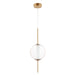 ET2 - E11040-24GLD - LED Pendant - Axle - Gold