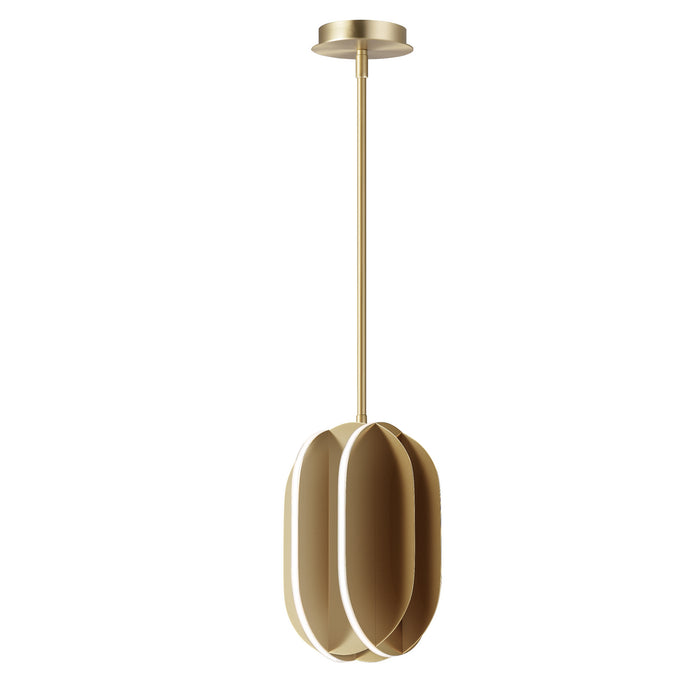 ET2 - E21484-SBR - LED Pendant - Interval - Satin Brass