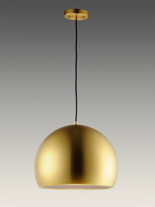 ET2 - E24924-SBRCOF - LED Pendant - Palla - Satin Brass / Coffee