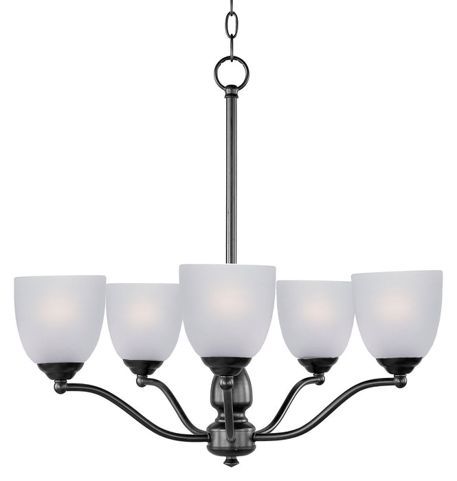 Maxim - 10065FTBK - Five Light Chandelier - Stefan - Black