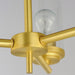 Maxim - 10203CLSBR - Three Light Chandelier - Corona - Satin Brass