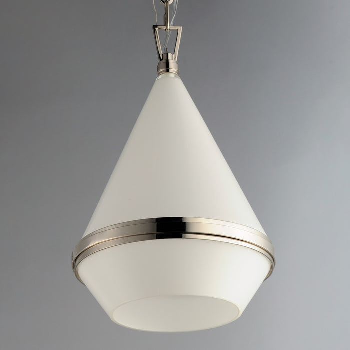 Maxim - 10374WTPN - One Light Pendant - Giza - Polished Nickel