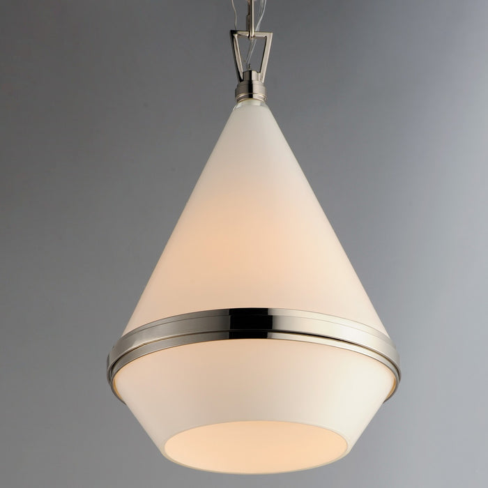 Maxim - 10374WTPN - One Light Pendant - Giza - Polished Nickel