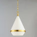 Maxim - 10374WTSBR - One Light Pendant - Giza - Satin Brass