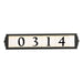 Maxim - 53650BK - LED Address Frame - Address - Black