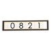 Maxim - 53650BZ - LED Address Frame - Address - Bronze