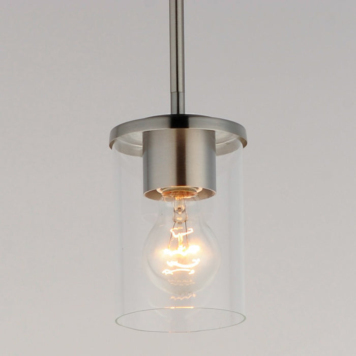 Maxim - 90200CLSN - One Light Mini Pendant - Corona - Satin Nickel