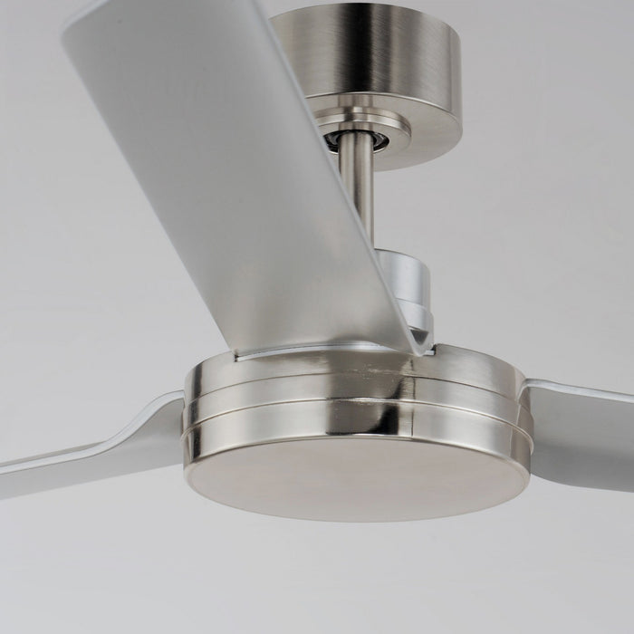 Maxim - 88807SN - 52"Outdoor Ceiling Fan - Ultra Slim - Satin Nickel