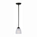 Maxim - 92061FTBK - One Light Mini Pendant - Stefan - Black