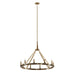 Kichler - 52421BNB - Ten Light Chandelier - Emmala - Brushed Natural Brass