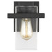 Generation Lighting. - 4141501-112 - One Light Wall / Bath Sconce - Mitte - Midnight Black