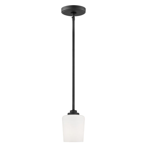 Generation Lighting. - 6102801-112 - One Light Mini-Pendant - Windom - Midnight Black