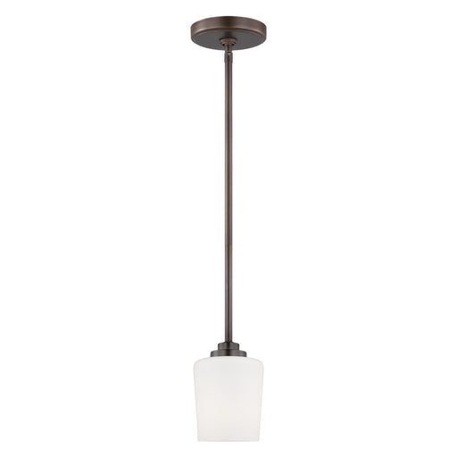 Generation Lighting. - 6102801-710 - One Light Mini-Pendant - Windom - Bronze