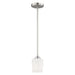 Generation Lighting. - 6102801-962 - One Light Mini-Pendant - Windom - Brushed Nickel