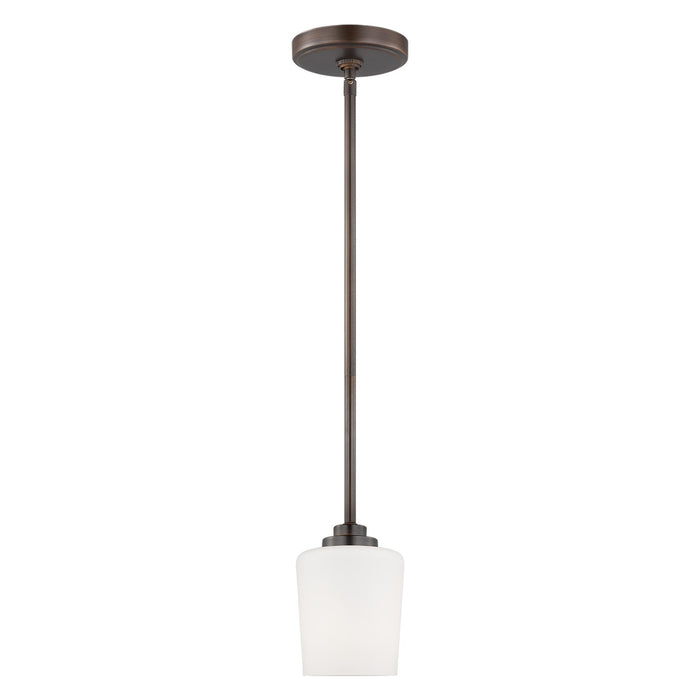 Generation Lighting. - 6102801EN3-710 - One Light Mini-Pendant - Windom - Bronze