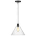 Generation Lighting. - 6227801-112 - One Light Pendant - Belton - Midnight Black