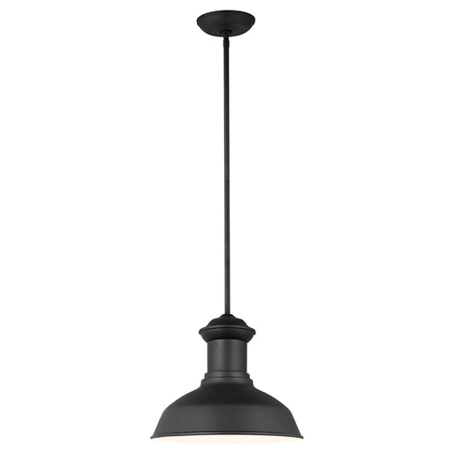 Generation Lighting. - 6247701-12 - One Light Outdoor Pendant - Fredricksburg - Black