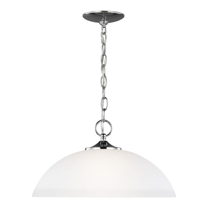 Generation Lighting. - 6516501-05 - One Light Pendant - Geary - Chrome